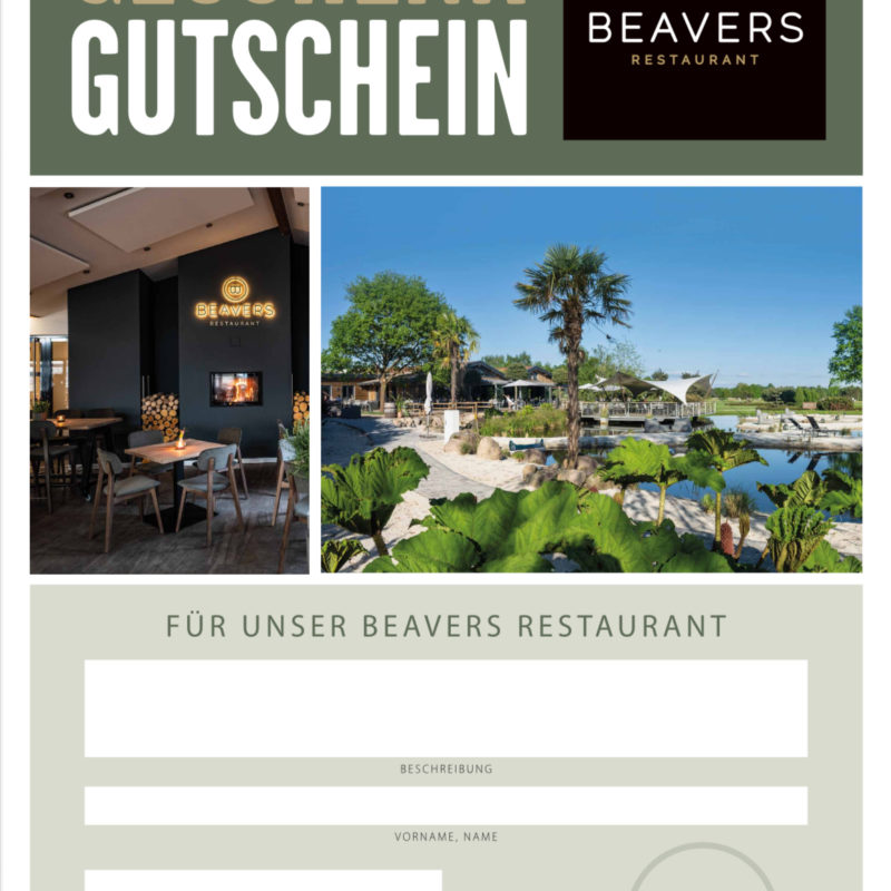 Gastronomie Gutschein