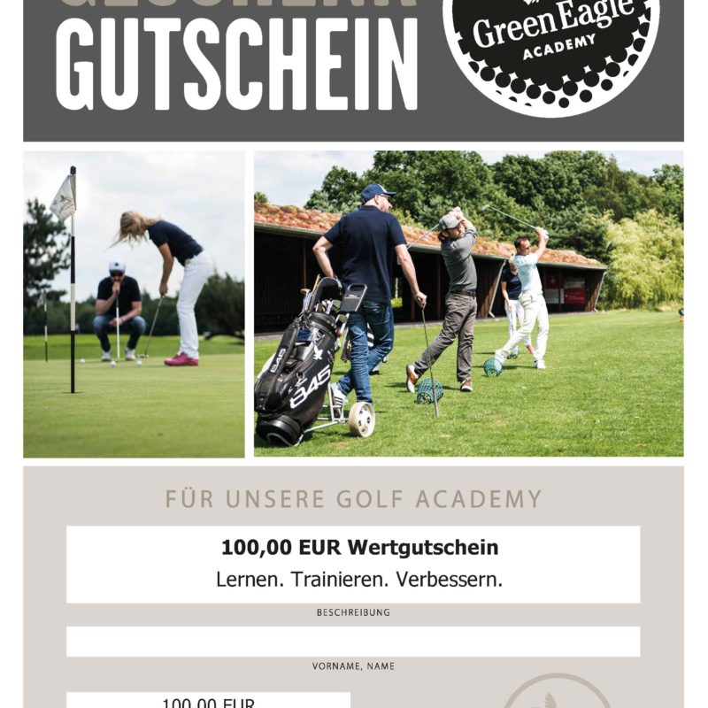Golf Academy Gutschein