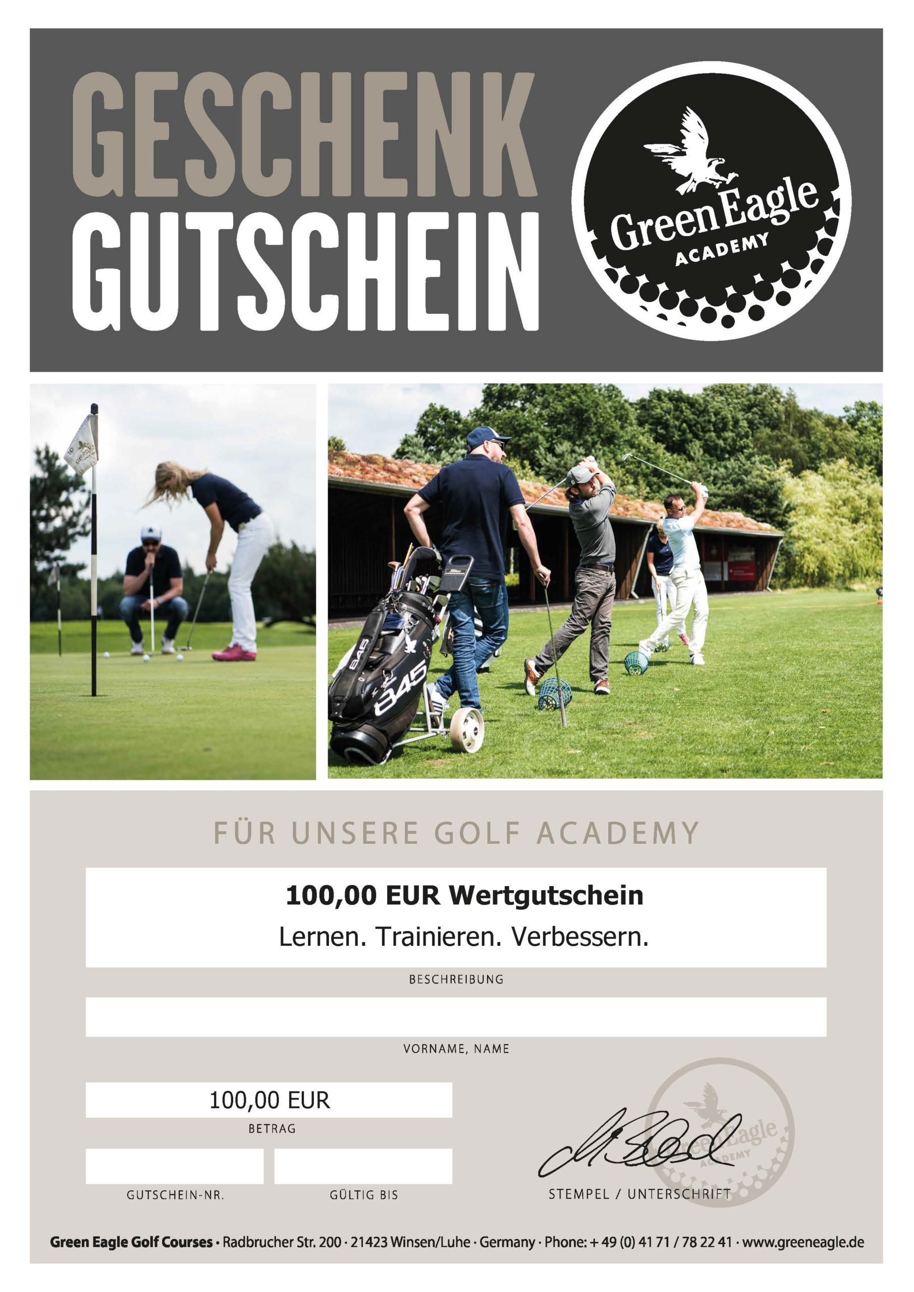 Golf Academy Gutschein